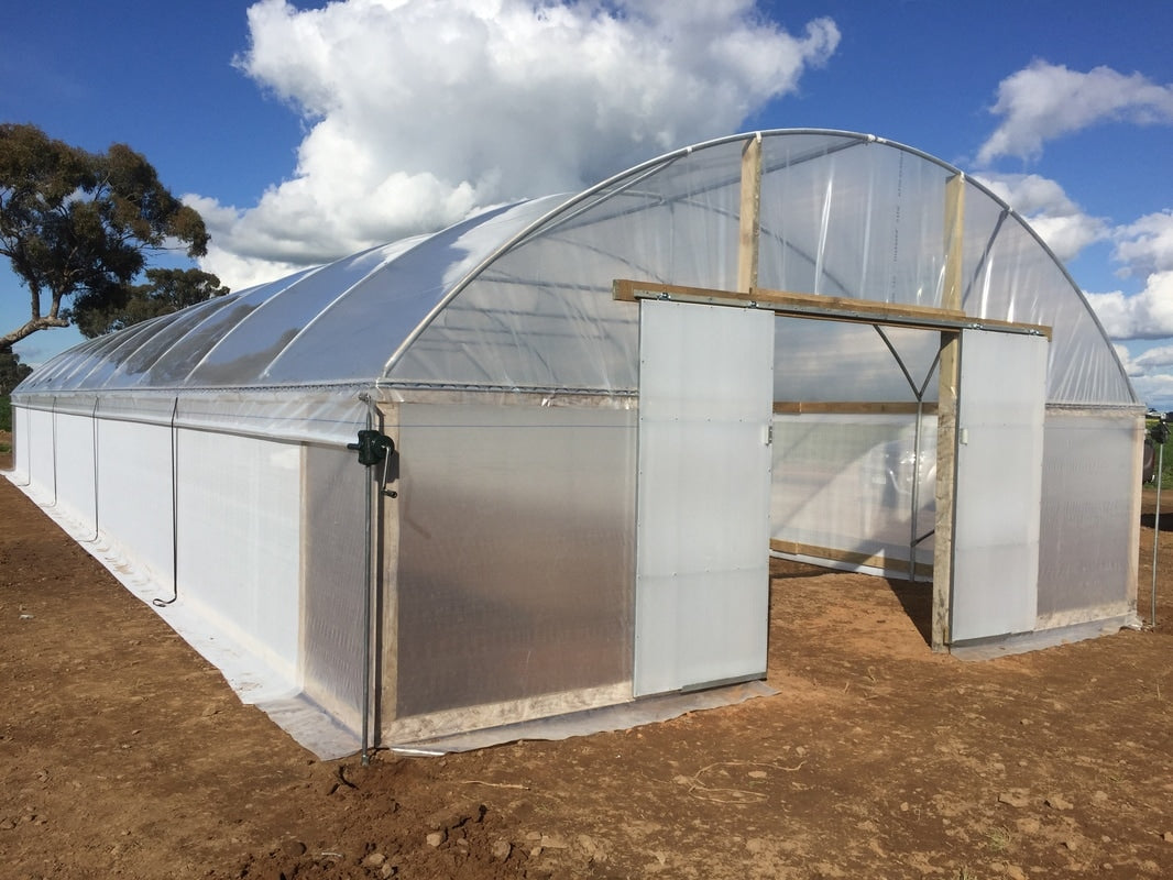 White Greenhouse Plastic Cover Poly Film, 4 Year 6 mil 55% Shaded (16ff x  25ft)